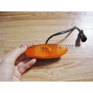 שימוש במנורות סימון צד עבור אוטובוס יוטונג